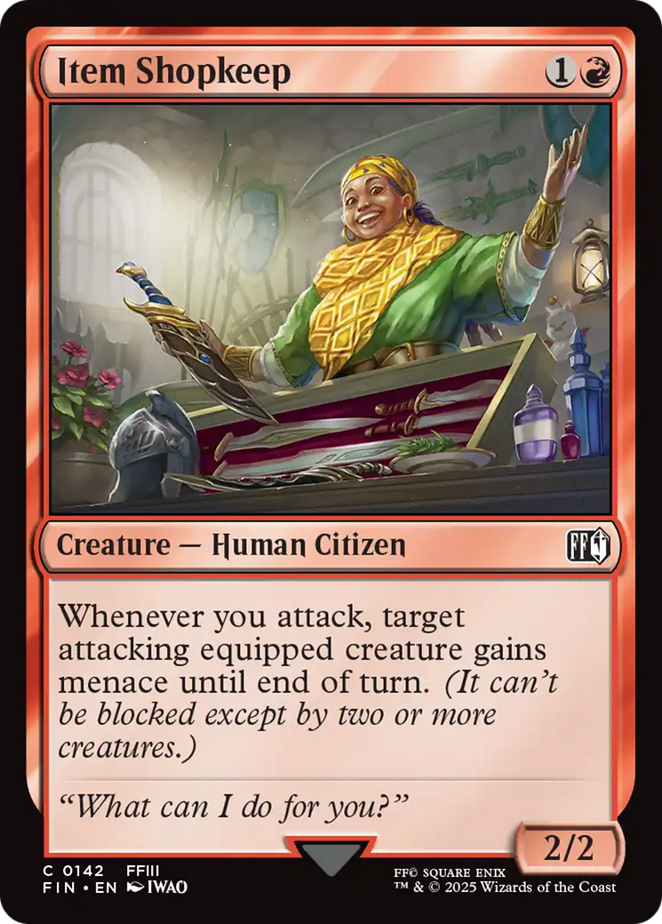 Item Shopkeep [FINAL FANTASY] | Boutique FDB TCG
