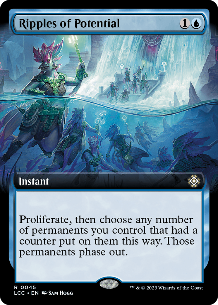 Ripples of Potential (Extended Art) [The Lost Caverns of Ixalan Commander] | Boutique FDB TCG