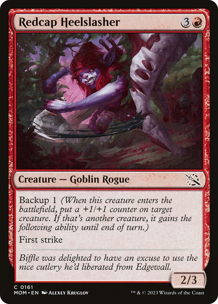 Redcap Heelslasher [March of the Machine] | Boutique FDB TCG