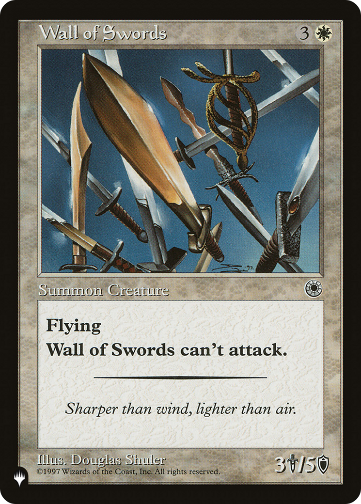 Wall of Swords [The List Reprints] | Boutique FDB TCG