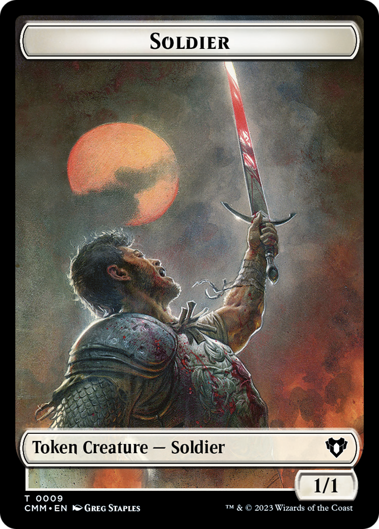 Soldier Token [Commander Masters Tokens] | Boutique FDB TCG