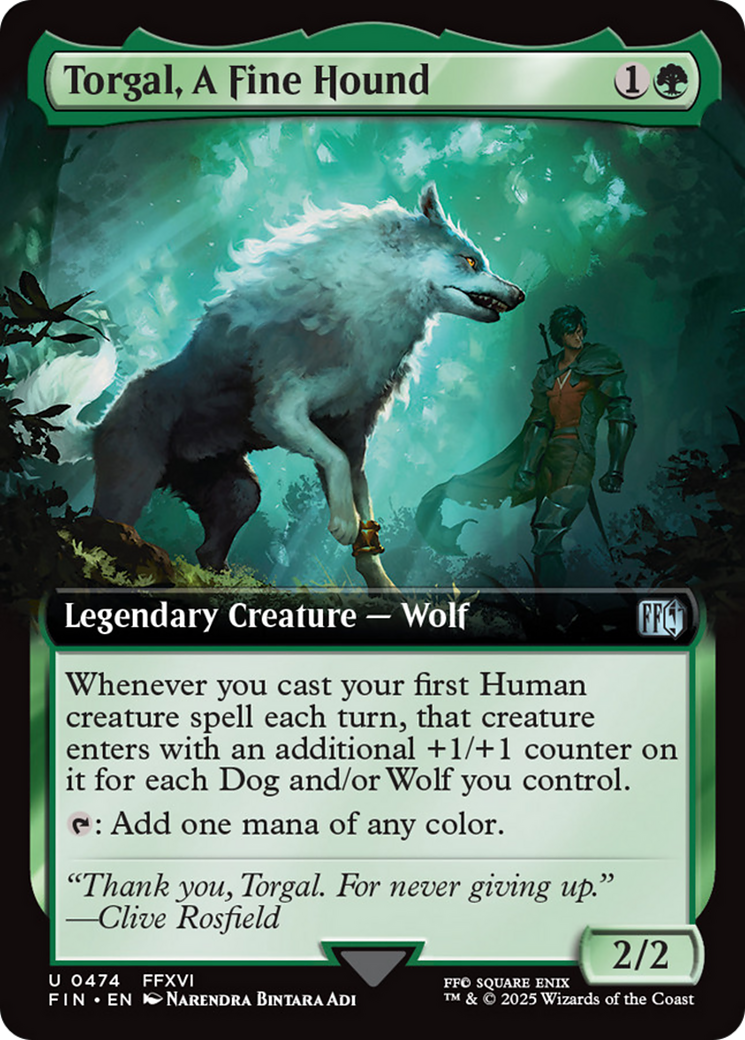 Torgal, A Fine Hound (Extended Art) [FINAL FANTASY] | Boutique FDB TCG
