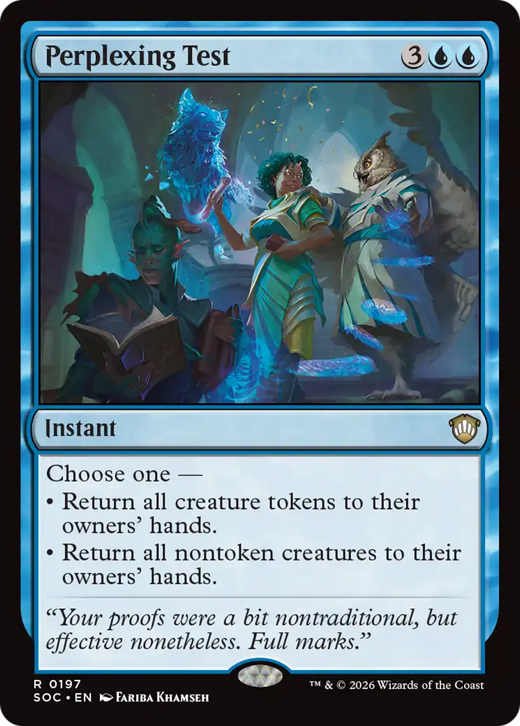Perplexing Test [Secrets of Strixhaven Commander] | Boutique FDB TCG