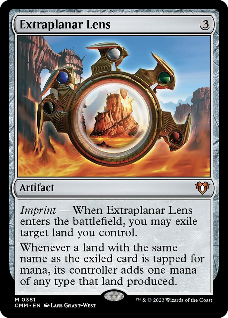 Extraplanar Lens [Commander Masters] | Boutique FDB TCG