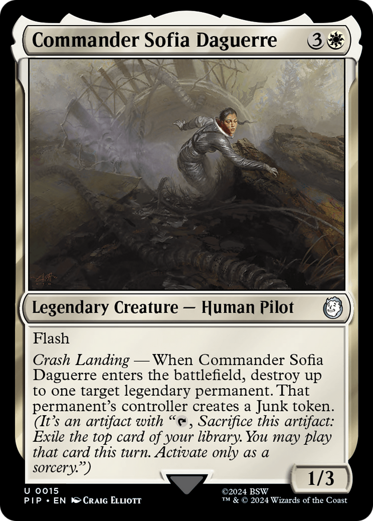 Commander Sofia Daguerre [Fallout] | Boutique FDB TCG