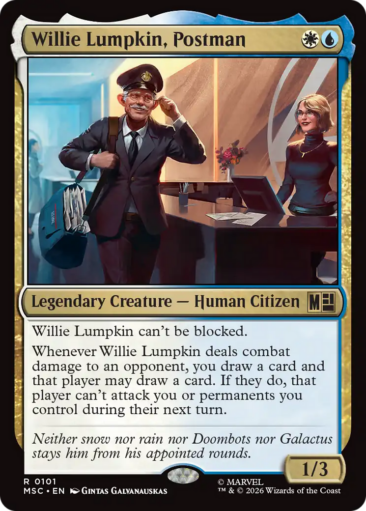 Willie Lumpkin, Postman [Marvel Super Heroes Commander] | Boutique FDB TCG