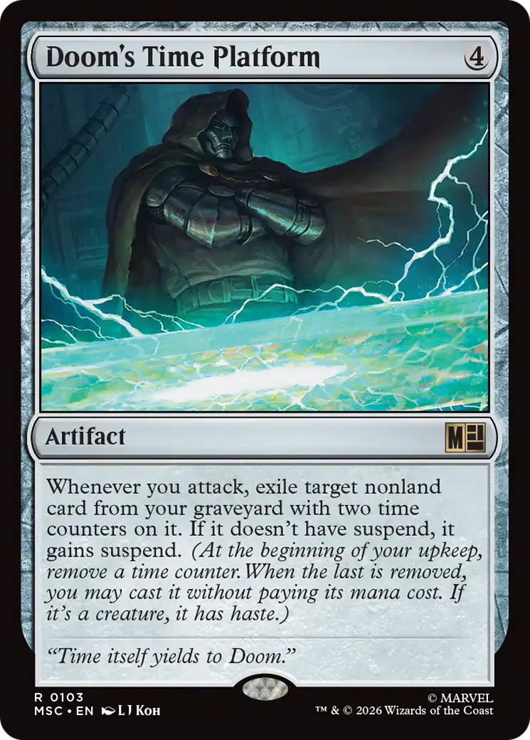 Doom's Time Platform (Surge Foil) [Marvel Super Heroes Commander] | Boutique FDB TCG