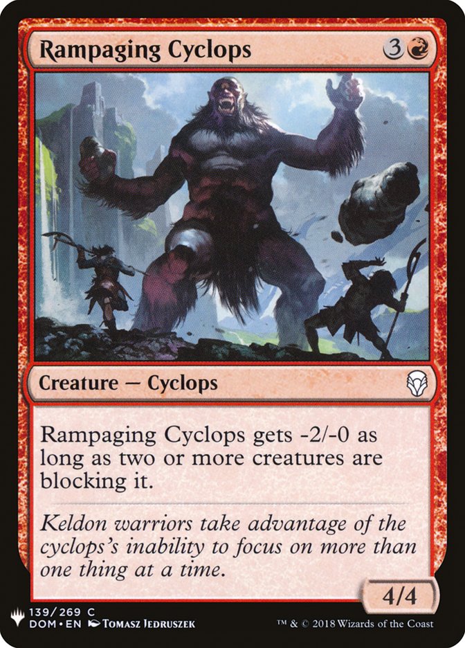Rampaging Cyclops [Mystery Booster] | Boutique FDB TCG