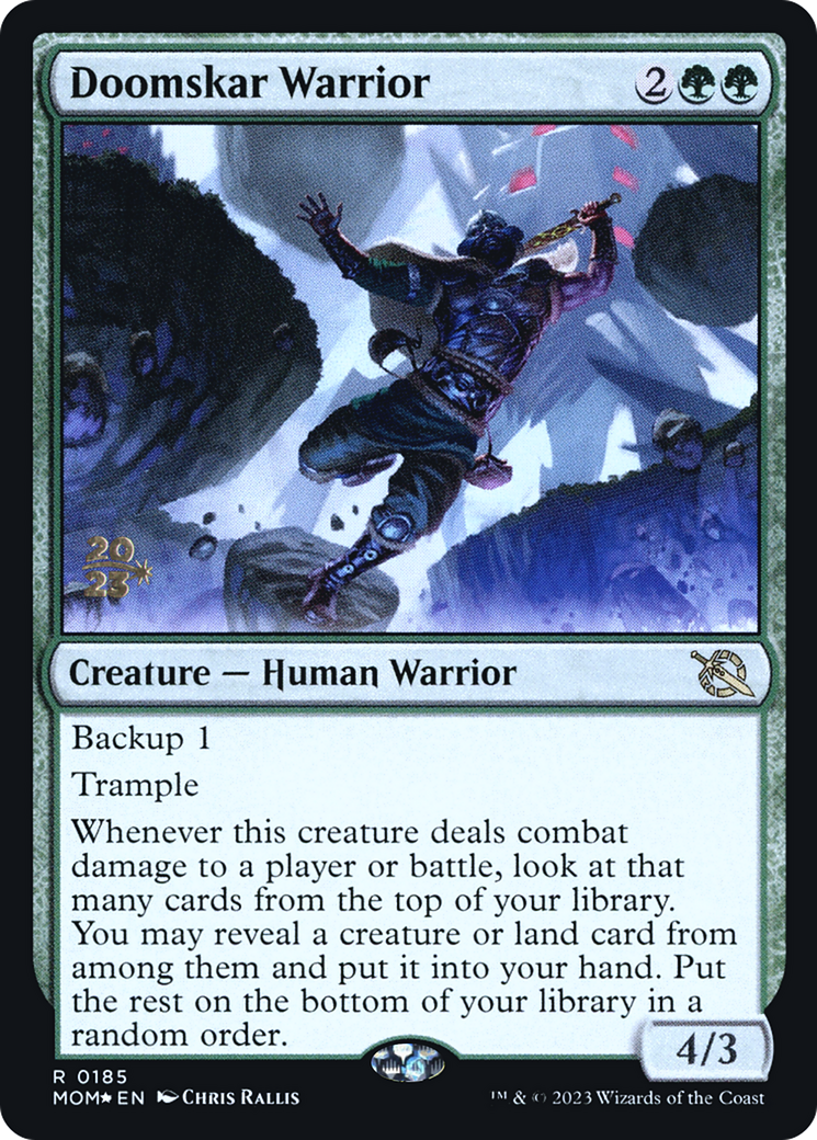 Doomskar Warrior [March of the Machine Prerelease Promos] | Boutique FDB TCG