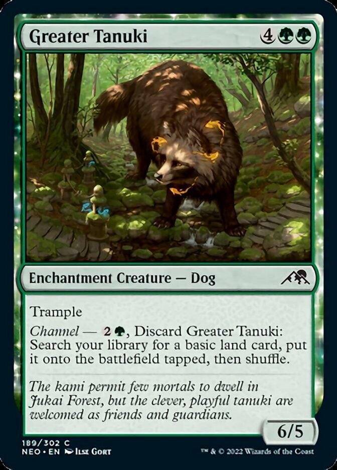 Greater Tanuki [Kamigawa: Neon Dynasty] | Boutique FDB TCG