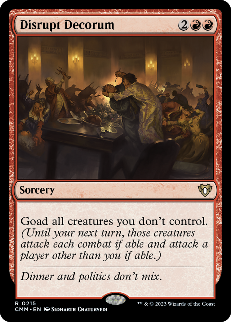 Disrupt Decorum [Commander Masters] | Boutique FDB TCG