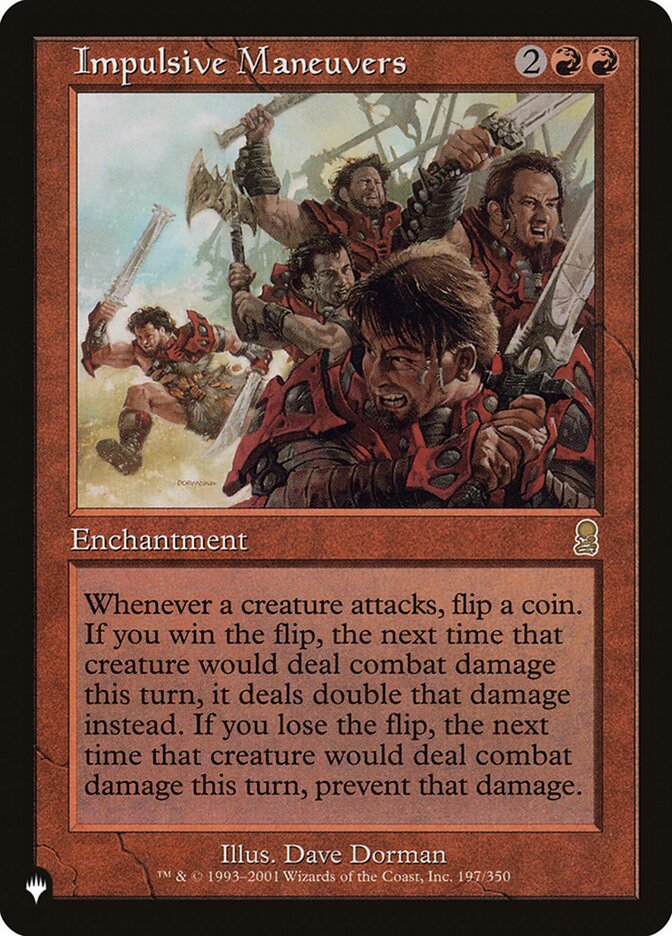 Impulsive Maneuvers [Secret Lair: Heads I Win, Tails You Lose] | Boutique FDB TCG