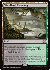 Woodland Cemetery [Duskmourn: House of Horror Commander] | Boutique FDB TCG