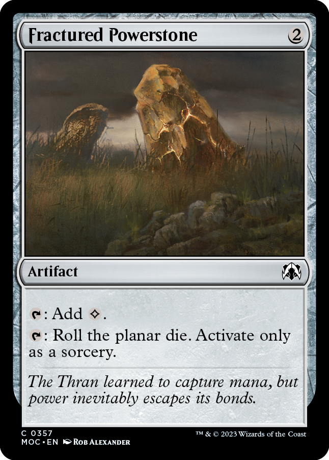 Fractured Powerstone [March of the Machine Commander] | Boutique FDB TCG