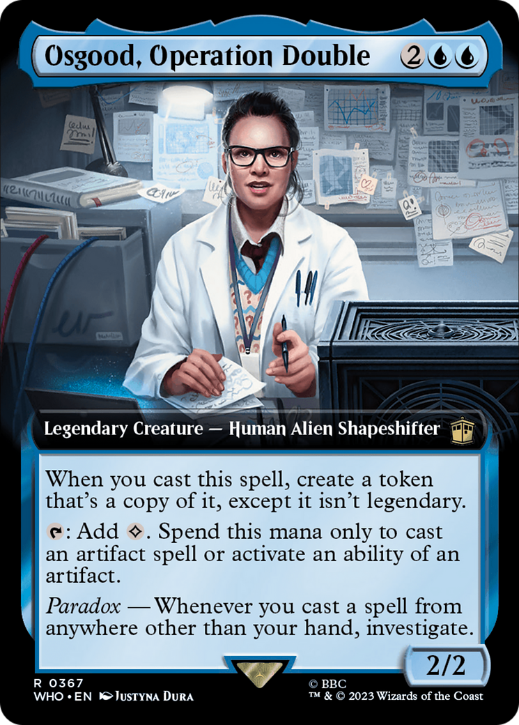 Osgood, Operation Double (Extended Art) [Doctor Who] | Boutique FDB TCG