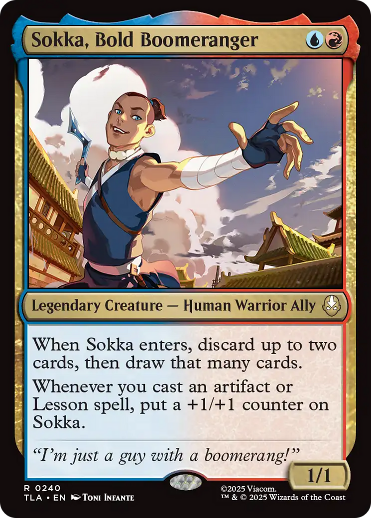 Sokka, Bold Boomeranger [Avatar: The Last Airbender] | Boutique FDB TCG