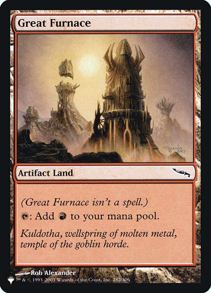 Great Furnace [Secret Lair: Heads I Win, Tails You Lose] | Boutique FDB TCG