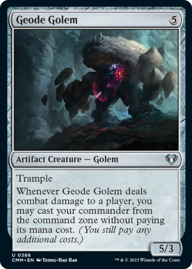 Geode Golem [Commander Masters] | Boutique FDB TCG