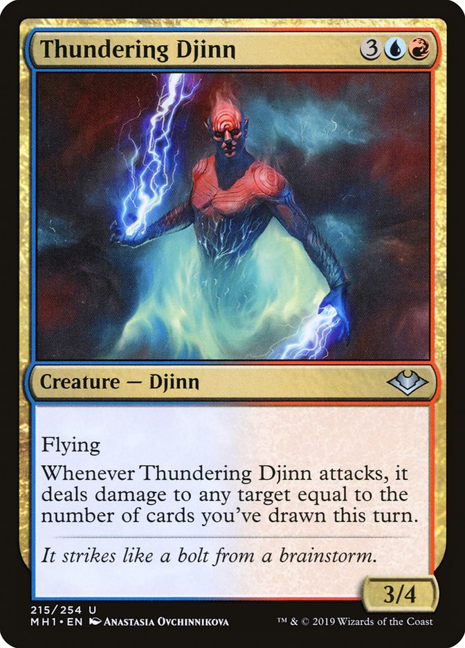 Thundering Djinn [Modern Horizons] | Boutique FDB TCG