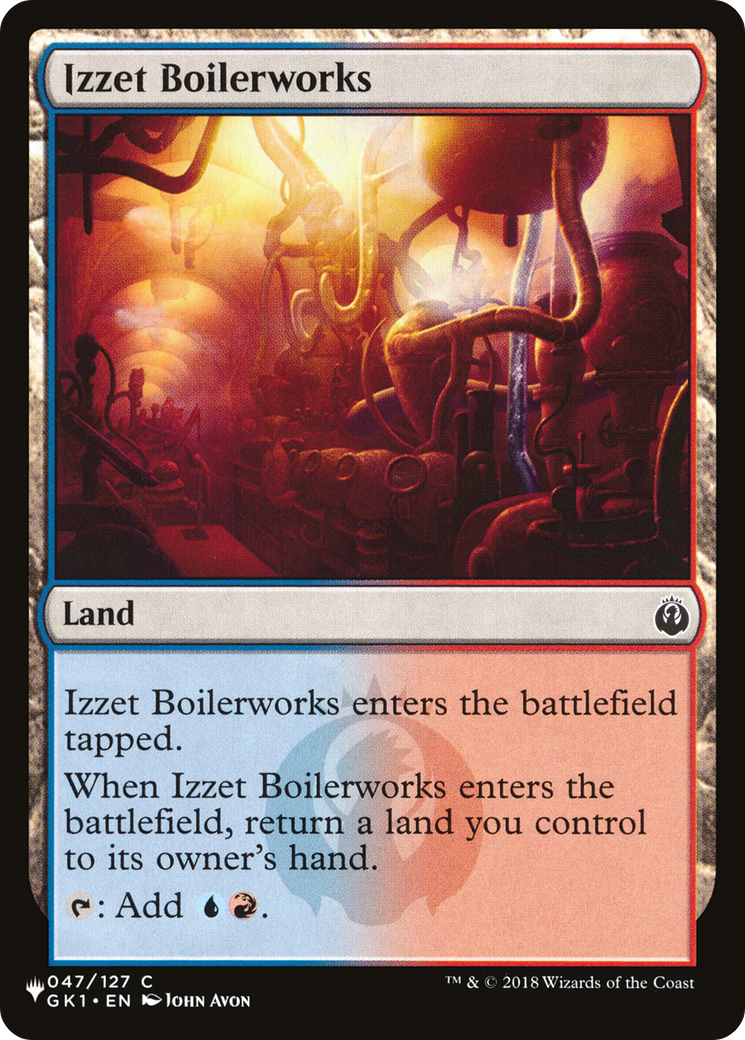 Izzet Boilerworks (GK1) [The List Reprints] | Boutique FDB TCG