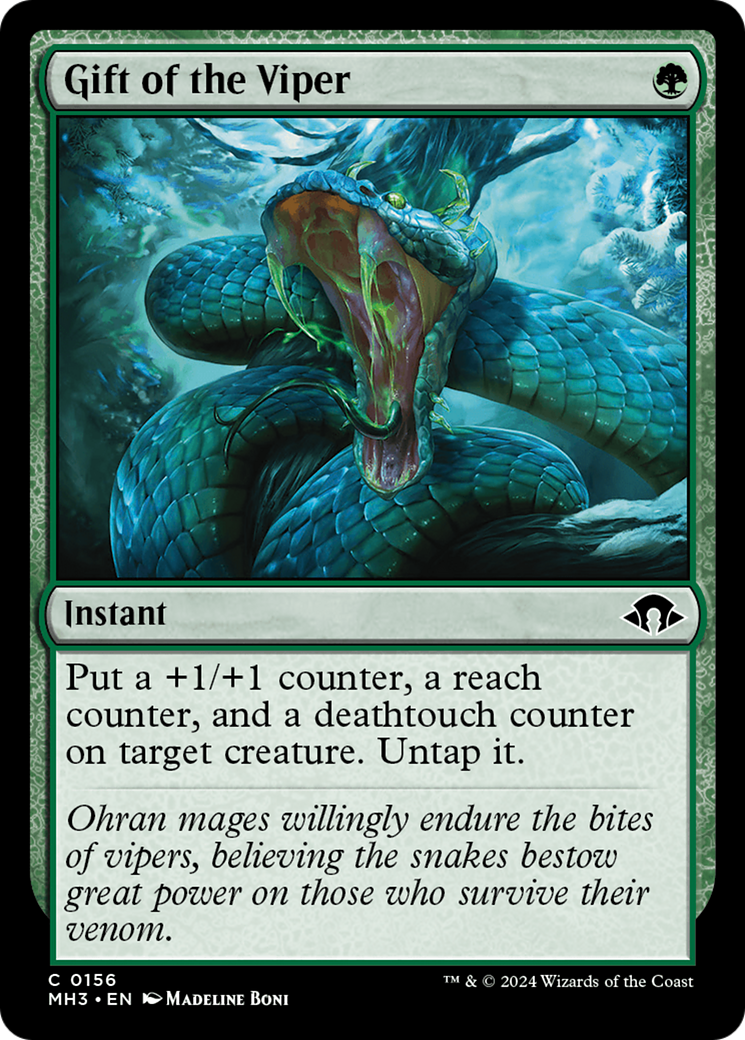 Gift of the Viper [Modern Horizons 3] | Boutique FDB TCG