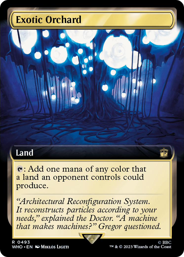 Exotic Orchard (Extended Art) [Doctor Who] | Boutique FDB TCG