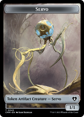 Servo // Elf Druid Double-Sided Token [Commander Masters Tokens] | Boutique FDB TCG