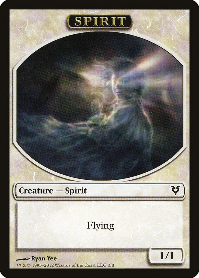 Spirit Token (3/8) [Avacyn Restored Tokens] | Boutique FDB TCG
