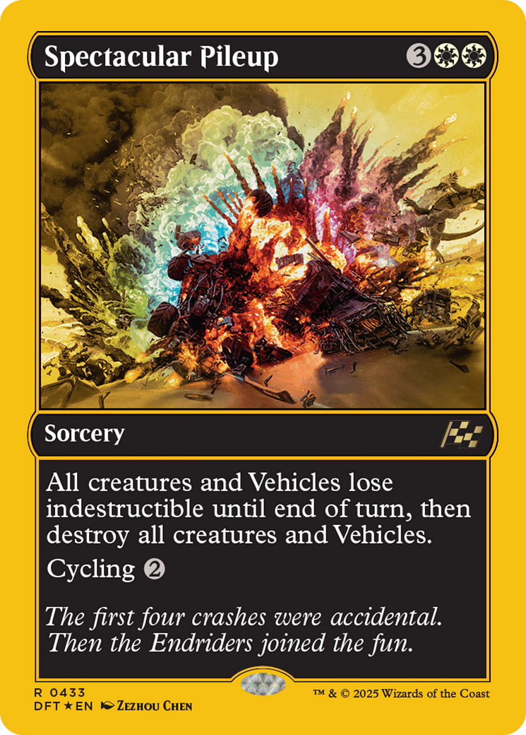 Spectacular Pileup (First-Place Foil) [Aetherdrift] | Boutique FDB TCG