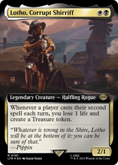 Lotho, Corrupt Shirriff (Extended Art) (Surge Foil) [The Lord of the Rings: Tales of Middle-Earth] | Boutique FDB TCG