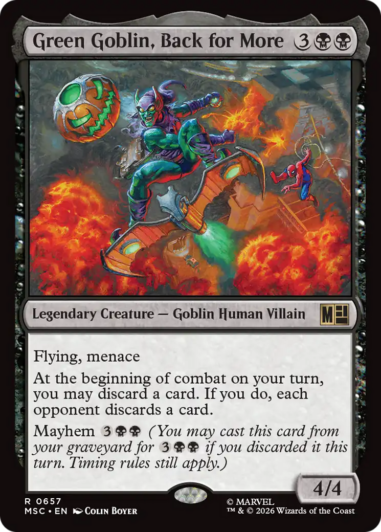 Green Goblin, Back for More [Marvel Super Heroes Commander] | Boutique FDB TCG