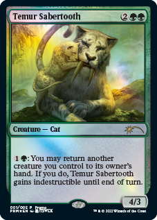 Temur Sabertooth [Year of the Tiger 2022] | Boutique FDB TCG