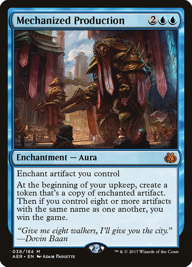 Mechanized Production [Aether Revolt] | Boutique FDB TCG