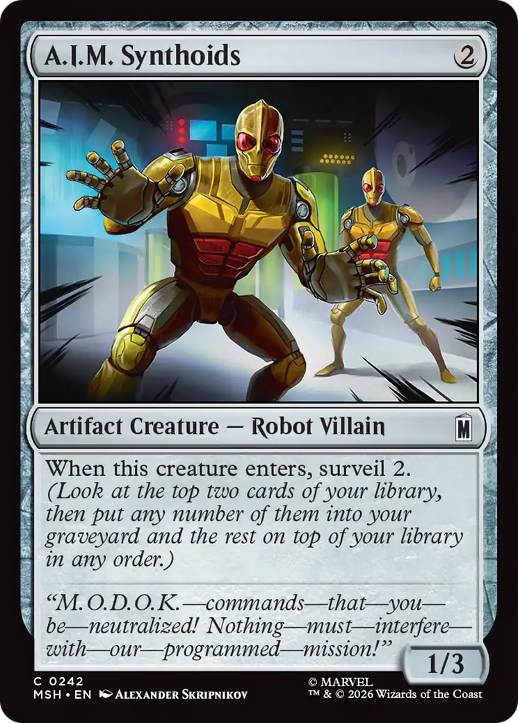A.I.M. Synthoids [Marvel Super Heroes] | Boutique FDB TCG