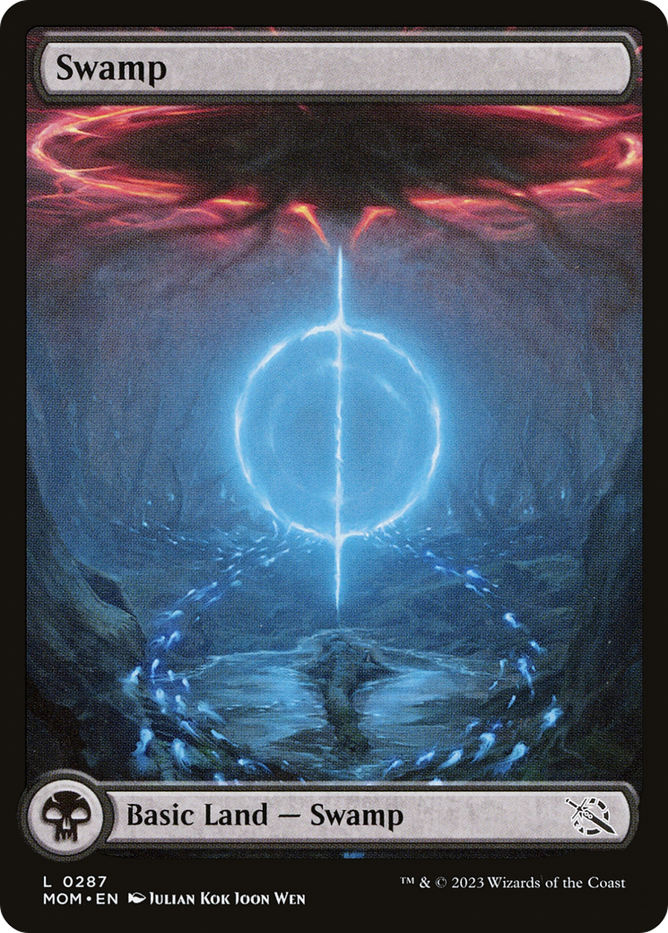 Swamp (287) [March of the Machine] | Boutique FDB TCG