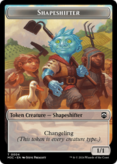 Shapeshifter (0004) // Copy Double-Sided Token [Modern Horizons 3 Commander Tokens] | Boutique FDB TCG