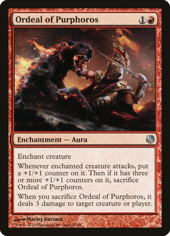 Ordeal of Purphoros [Duel Decks: Heroes vs. Monsters] | Boutique FDB TCG