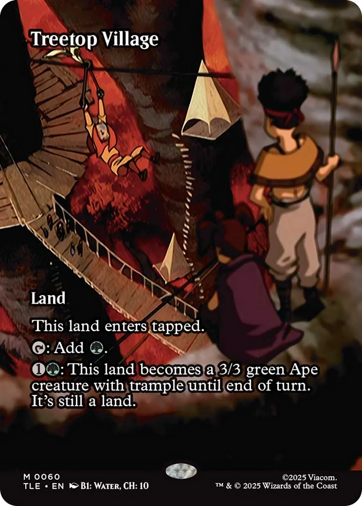Treetop Village (Borderless) [Avatar: The Last Airbender: Eternal-Legal] | Boutique FDB TCG