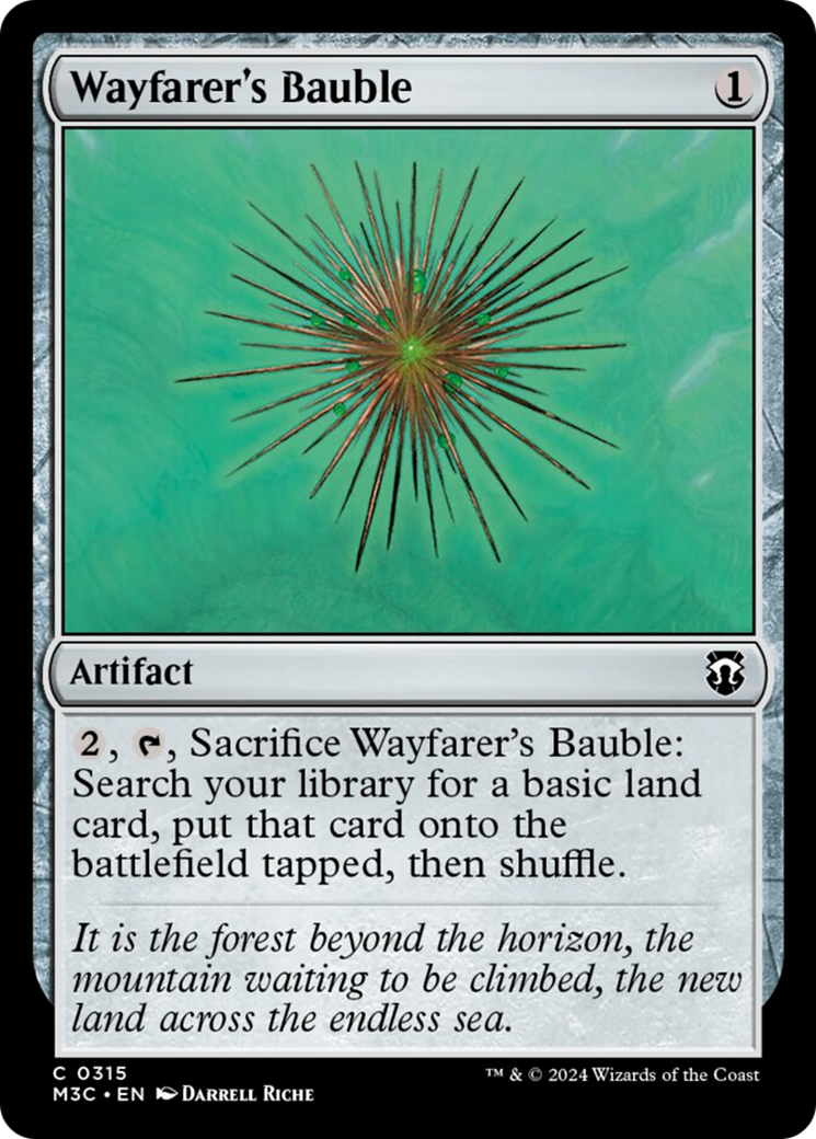 Wayfarer's Bauble (Ripple Foil) [Modern Horizons 3 Commander] | Boutique FDB TCG