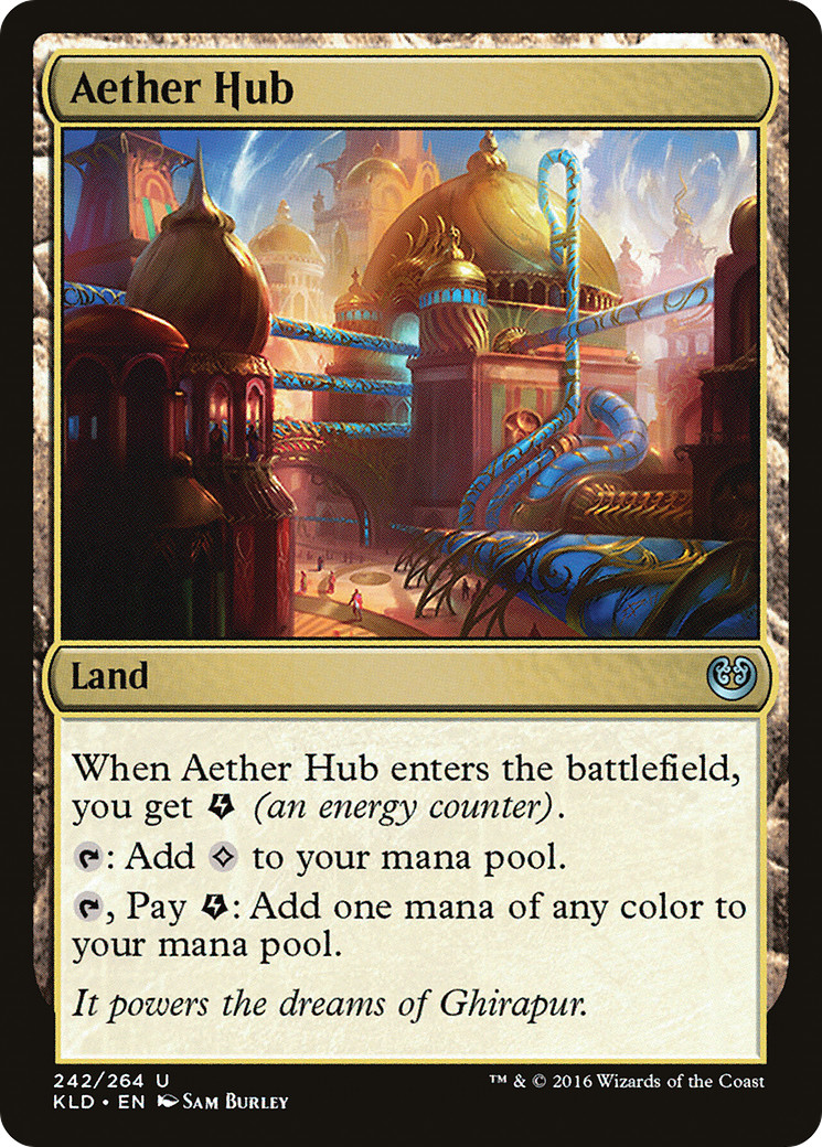 Aether Hub (Ripple Foil) [Modern Horizons 3 Commander] | Boutique FDB TCG