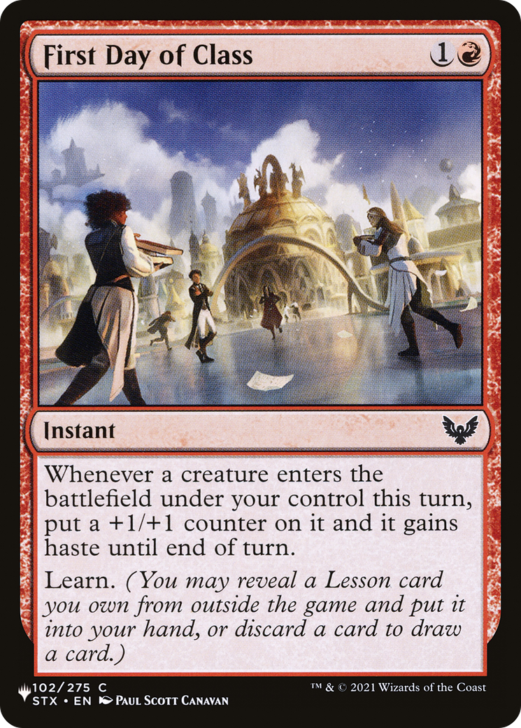 First Day of Class [The List Reprints] | Boutique FDB TCG