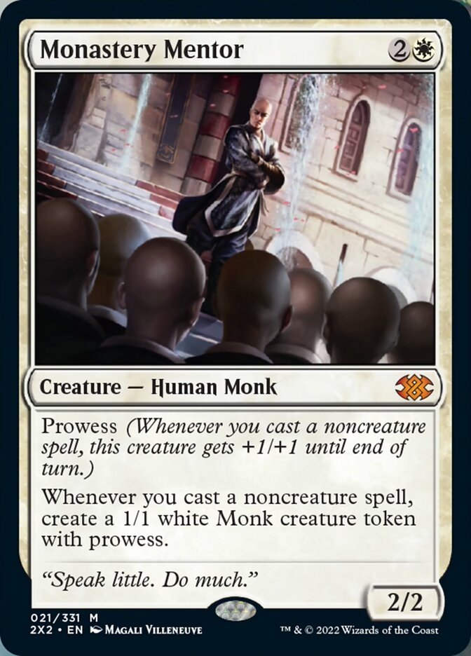 Monastery Mentor [Double Masters 2022] | Boutique FDB TCG