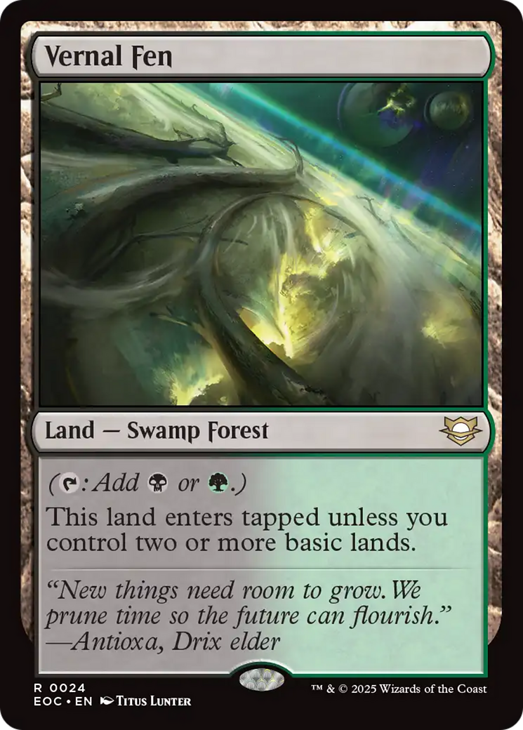 Vernal Fen [Edge of Eternities Commander] | Boutique FDB TCG