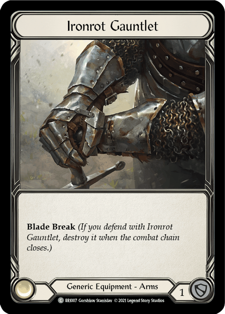 Ironrot Gauntlet [BRI007] (Tales of Aria Briar Blitz Deck)  1st Edition Normal | Boutique FDB TCG