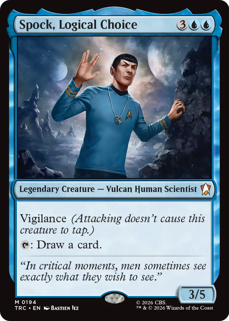 Spock, Logical Choice [Star Trek Commander] | Boutique FDB TCG