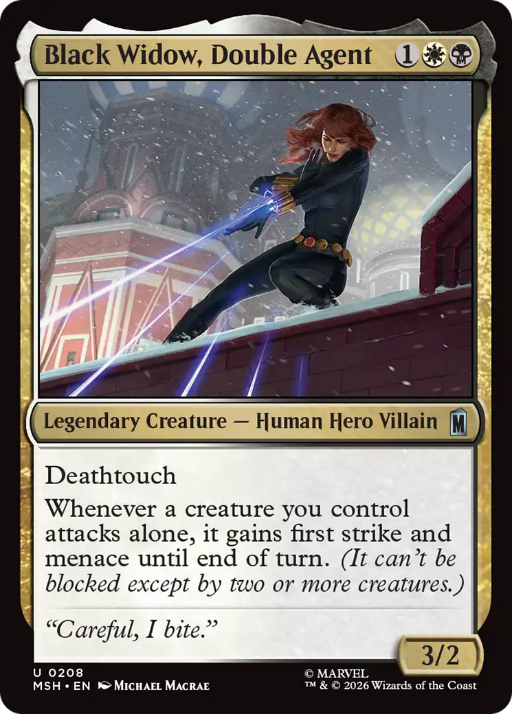 Black Widow, Double Agent [Marvel Super Heroes] | Boutique FDB TCG