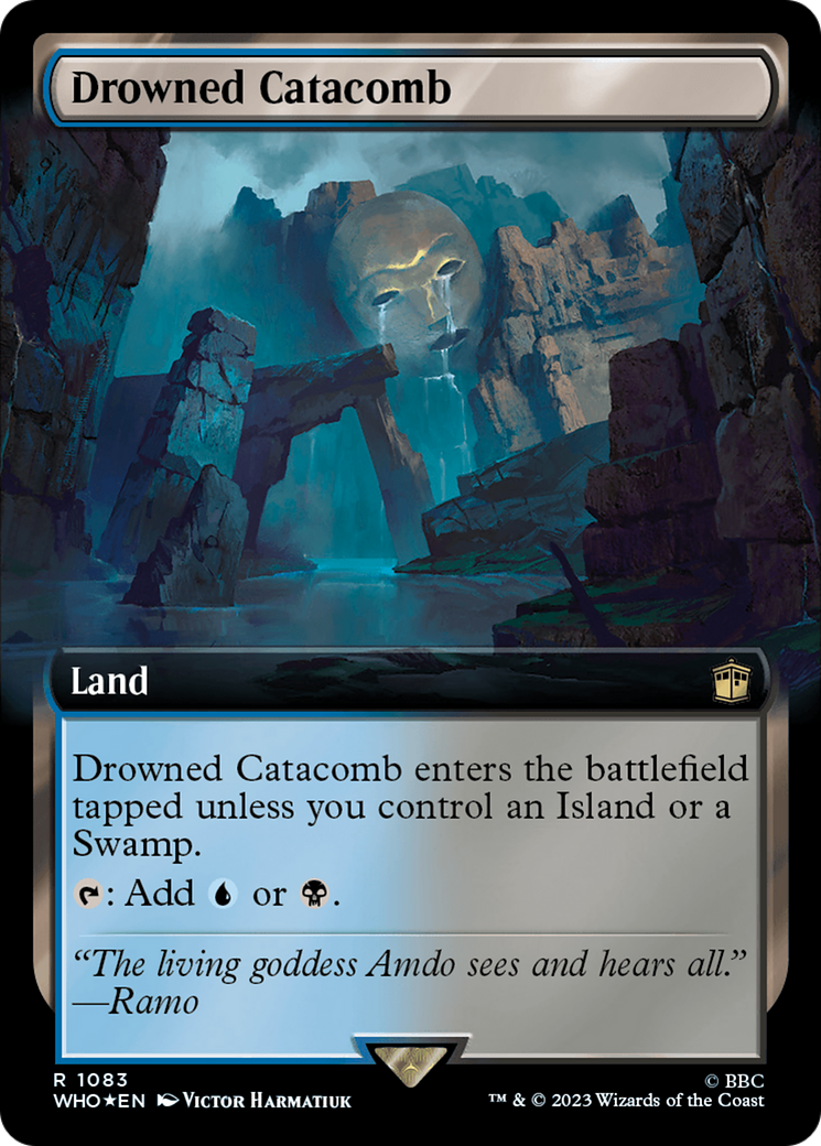 Drowned Catacomb (Extended Art) (Surge Foil) [Doctor Who] | Boutique FDB TCG