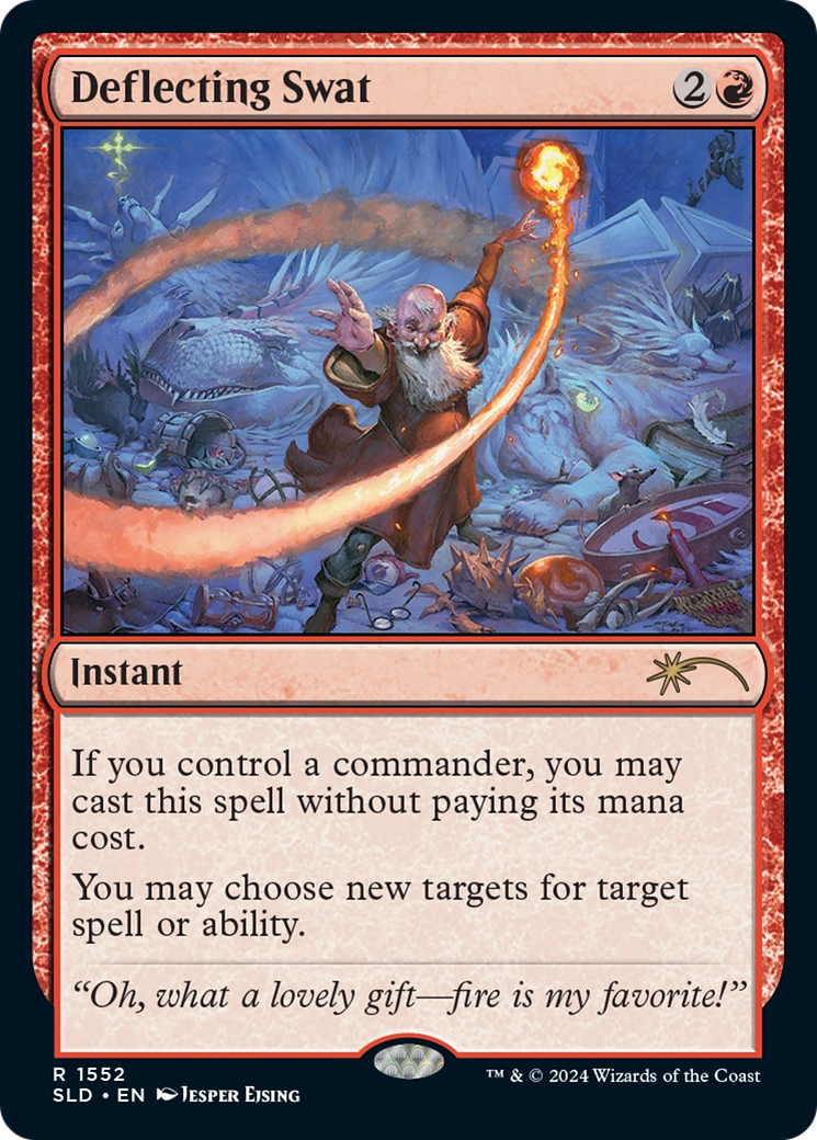Deflecting Swat (Rainbow Foil) [Secret Lair Drop Series] | Boutique FDB TCG