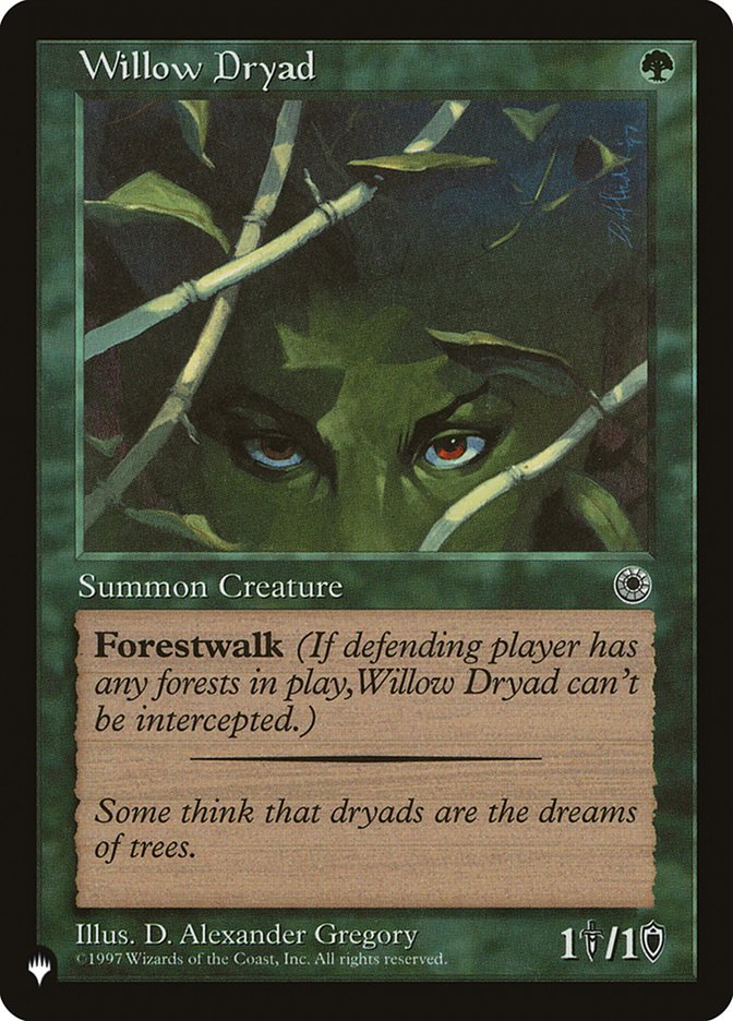 Willow Dryad [The List] | Boutique FDB TCG