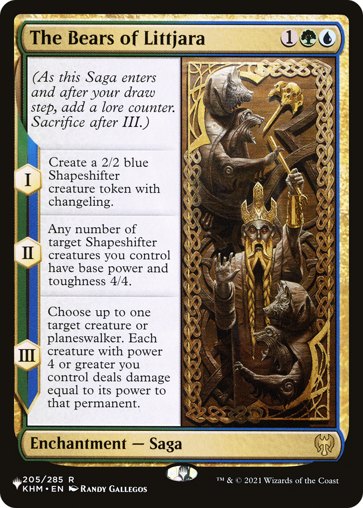 The Bears of Littjara (KHM) [The List] | Boutique FDB TCG